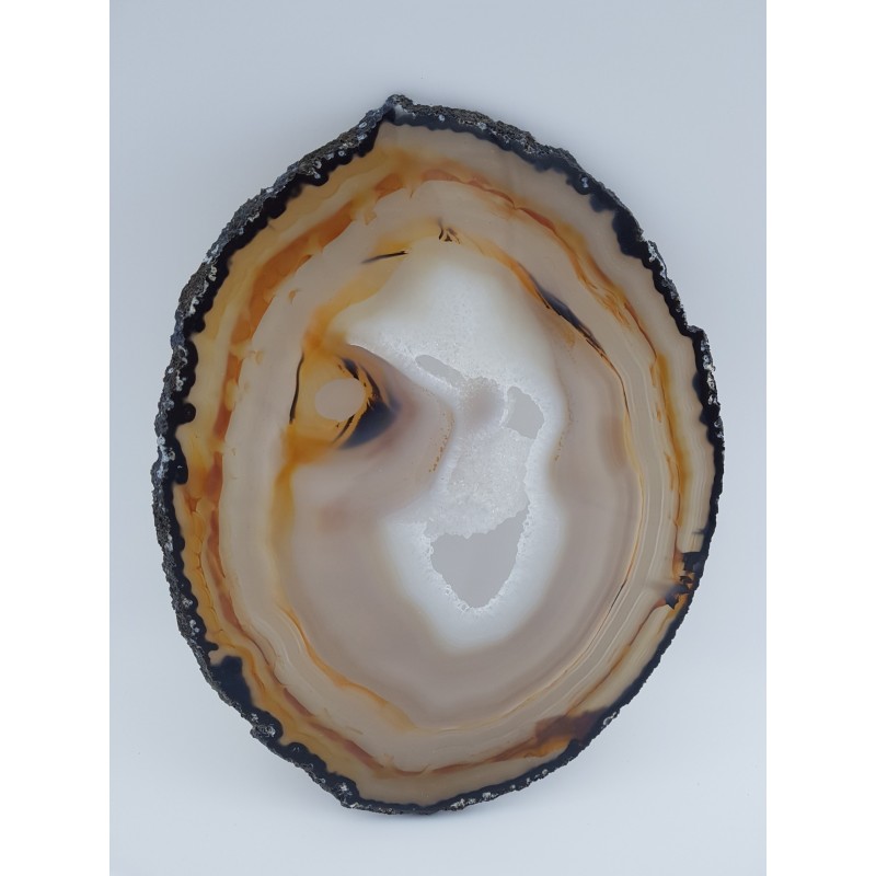 Grande tranche d'agate