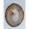 Grande tranche d'agate