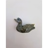 Canard en pierre, sculture animale
